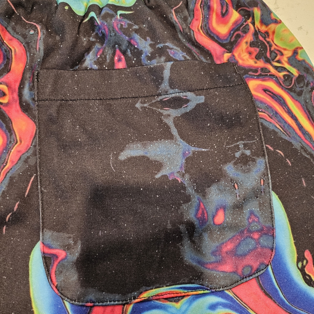 Vibrant Multicolor Abstract Joggers - Picture 6 of 6